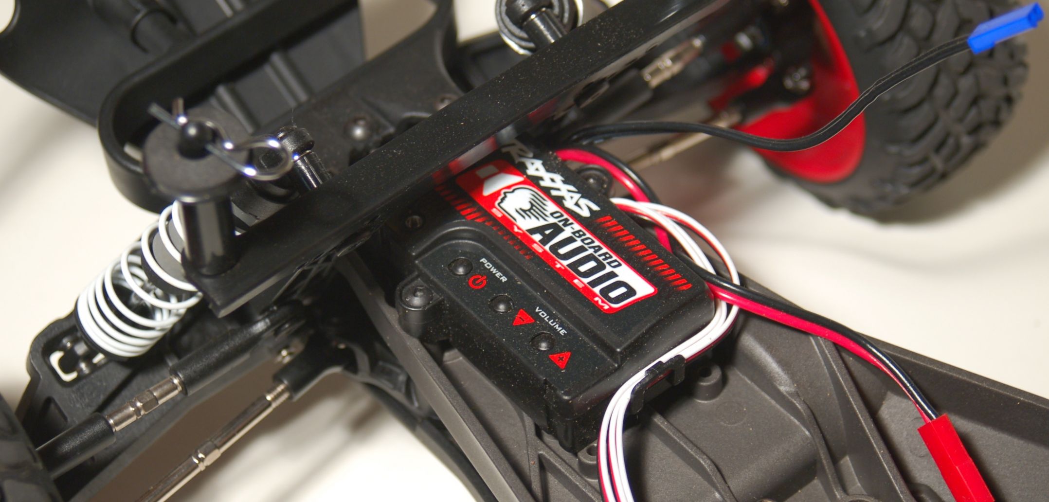 traxxas slash audio on board